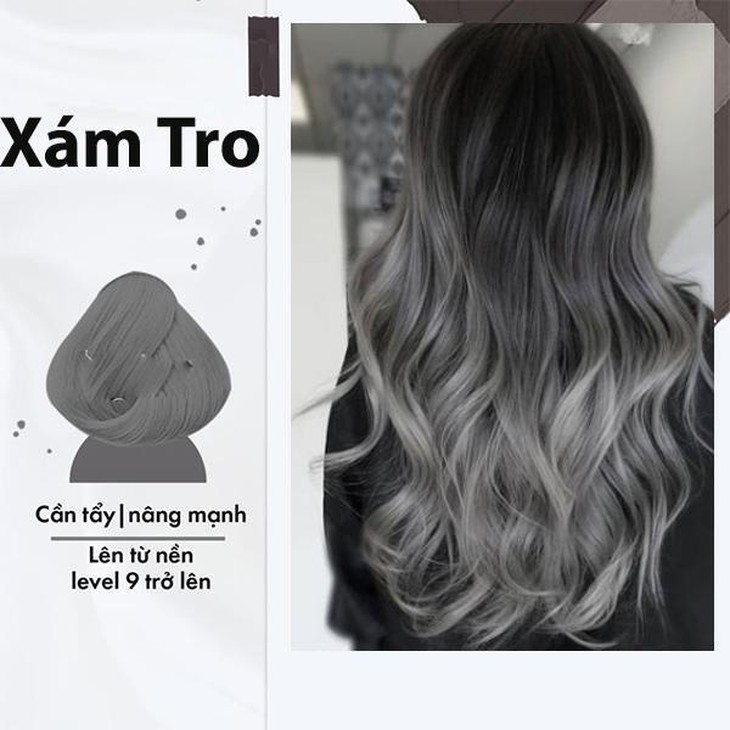 Top 8 màu tóc xám tro tôn da giúp bạn sở hữu diện mạo trẻ trung, cá tính - Ảnh 2.
