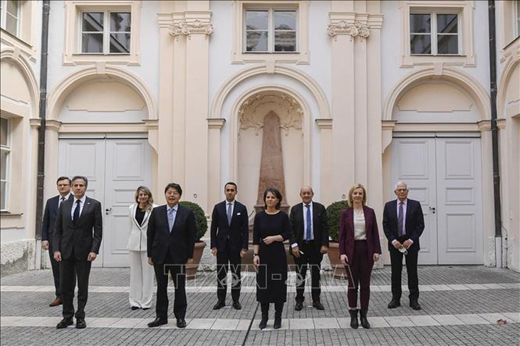 G7 ra tuyên bố chung về vấn đề Nga-Ukraine - Ảnh 1.