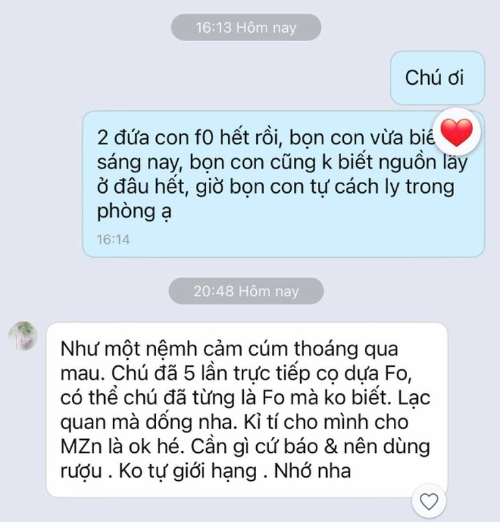 Chủ trọ quan tâm, đối xử ân cần với sinh viên nhiễm COVID gây xúc động trên mạng xã hội - Ảnh 4. Chủ trọ quan tâm, đối xử ân cần với sinh viên nhiễm COVID gây xúc động trên mạng xã hội - Ảnh 4.
