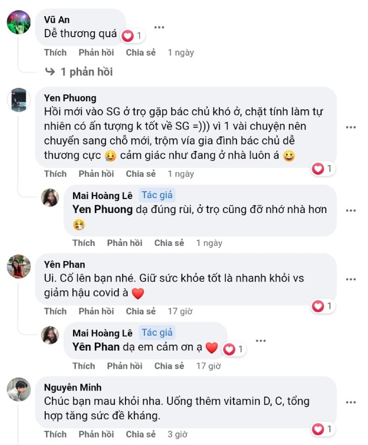 Chủ trọ quan tâm, đối xử ân cần với sinh viên nhiễm COVID gây xúc động trên mạng xã hội - Ảnh 5. Chủ trọ quan tâm, đối xử ân cần với sinh viên nhiễm COVID gây xúc động trên mạng xã hội - Ảnh 5.
