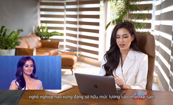 Hoa hậu Đỗ Thị Hà trả lời ứng xử thế nào nếu vào top 5 Miss World 2021? - Ảnh 4. Hoa hậu Đỗ Thị Hà trả lời ứng xử thế nào nếu vào top 5 Miss World 2021? - Ảnh 4.