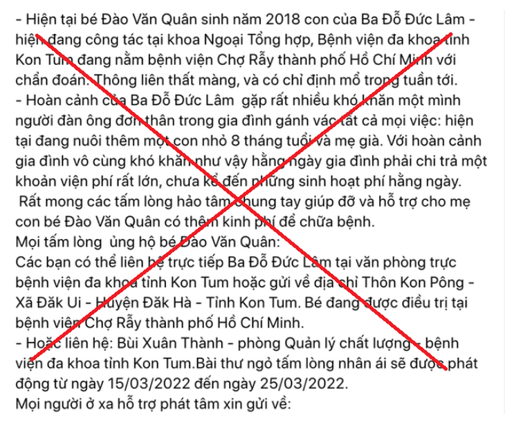 'Giả mạo từ thiện làm bào mòn sự chia sẻ, lòng tin của các nhà hảo tâm' - Ảnh 1. "Giả mạo kêu gọi hỗ trợ từ thiện làm bào mòn sự chia sẻ, lòng tin của các nhà hảo tâm" - Ảnh 1.