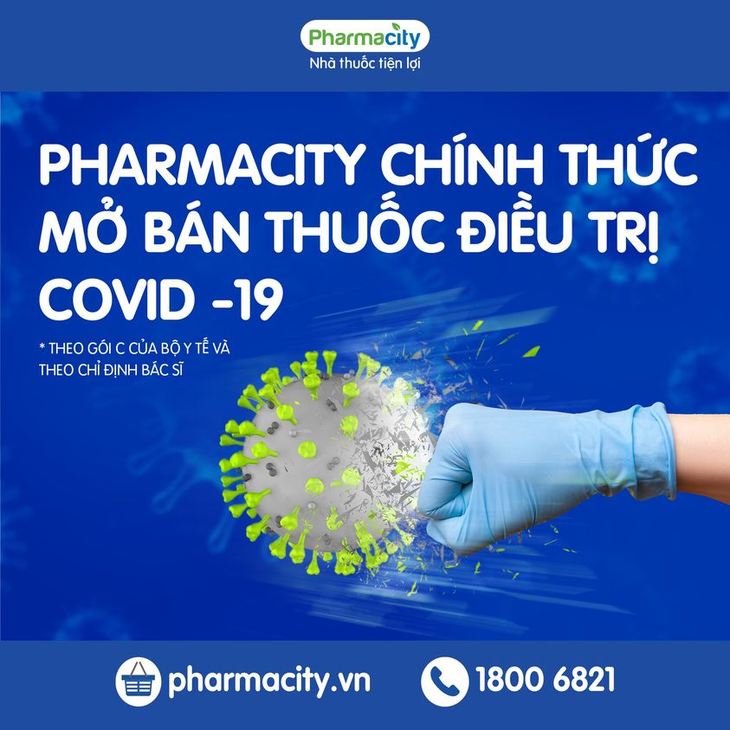 Pharmacity chính thức bán thuốc điều trị cho F0, cam kết bình ổn giá - Ảnh 1. Pharmacity chính thức bán thuốc điều trị cho F0, cam kết bình ổn giá - Ảnh 1.