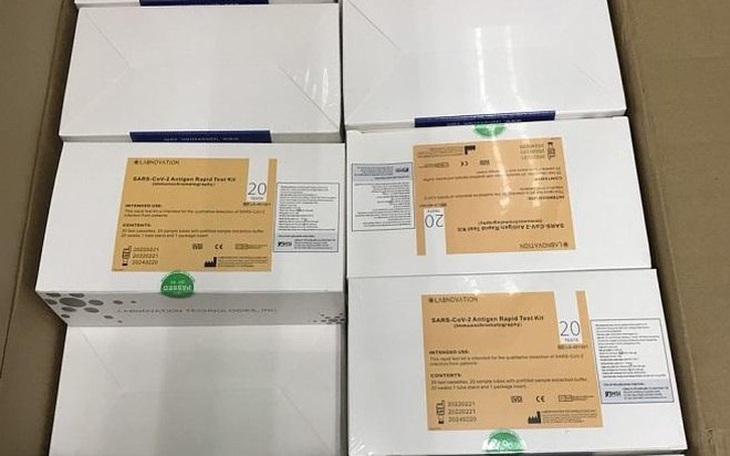 Tạm giữ 3.000 kit test nhanh COVID-19, xử phạt 90 triệu đồng