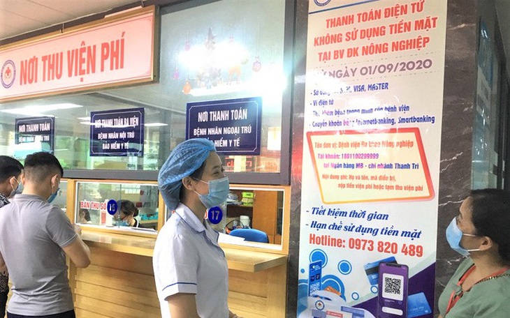 50% bệnh viện, trường học thanh toán không dùng tiền mặt trong năm nay
