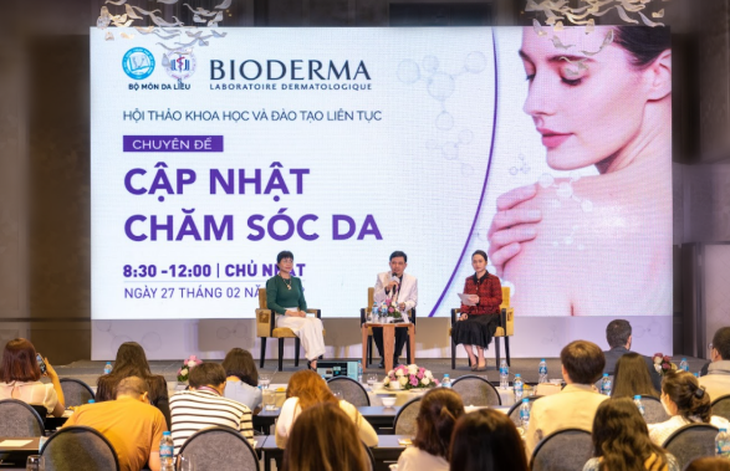 Tổng kết chương trình hội thảo khoa học và đào tạo liên tục "cập nhật chăm sóc da" - Ảnh 1.