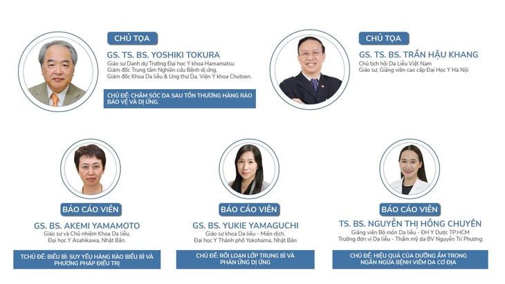 Hội thảo Quốc tế: Rối loạn hàng rào bảo vệ da trong bệnh viêm da cơ địa và cập nhật điều trị - Ảnh 2. Hội thảo Quốc tế: Rối loạn hàng rào bảo vệ da trong bệnh viêm da cơ địa và cập nhật điều trị - Ảnh 2.