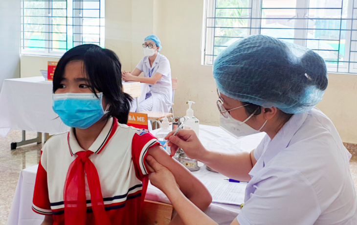 Chỉ còn 31 ngày: 7 tỉnh, thành nào tiêm vaccine COVID-19 cho trẻ từ 5 - dưới 12 tuổi rất chậm - Ảnh 1.