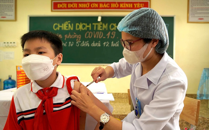 Chiều 17/4: Bốn địa phương nào đã tiêm vaccine phòng COVID-19 cho trẻ từ 5 - dưới 12 tuổi?