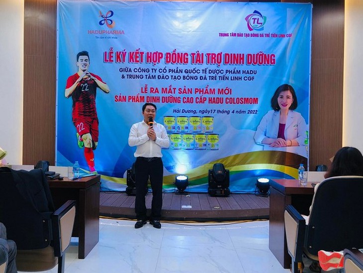Hadu Pharma góp phần ươm mầm tài năng bóng đá - Ảnh 1.
