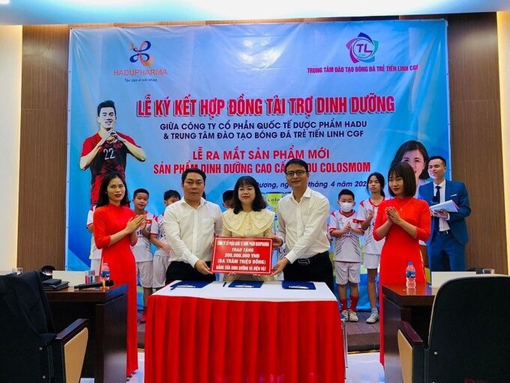 Hadu Pharma góp phần ươm mầm tài năng bóng đá - Ảnh 2.