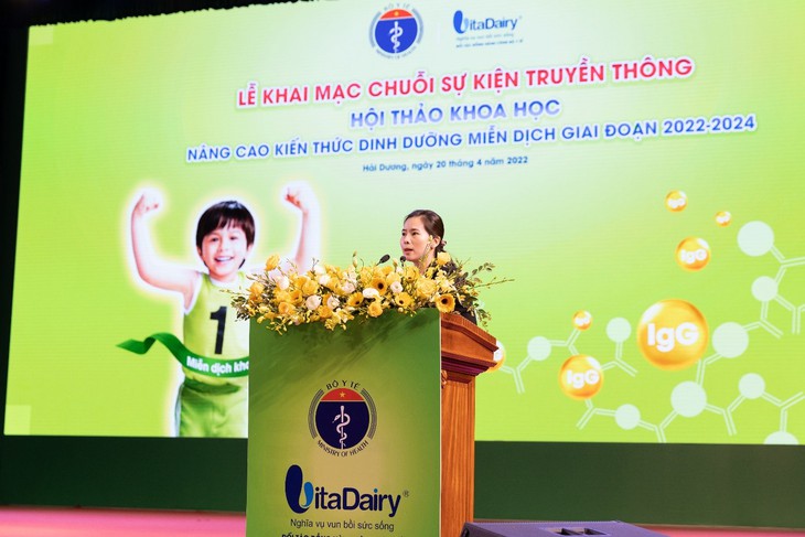 Chuỗi sự kiện truyền thông "Hội thảo khoa học nâng cao kiến thức dinh dưỡng miễn dịch giai đoạn 2022 – 2024" - Ảnh 2.