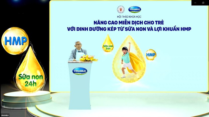 Hội thảo khoa học về tăng cường miễn dịch cho trẻ từ sữa non và lợi khuẩn HMP - Ảnh 3. Hội thảo khoa học về tăng cường miễn dịch cho trẻ từ sữa non và lợi khuẩn HMP - Ảnh 3.