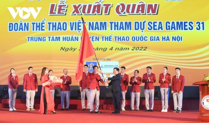 Đoàn Thể thao Việt Nam xuất quân tham dự SEA Games 31 - Ảnh 2. Đoàn Thể thao Việt Nam xuất quân tham dự SEA Games 31 - Ảnh 2.