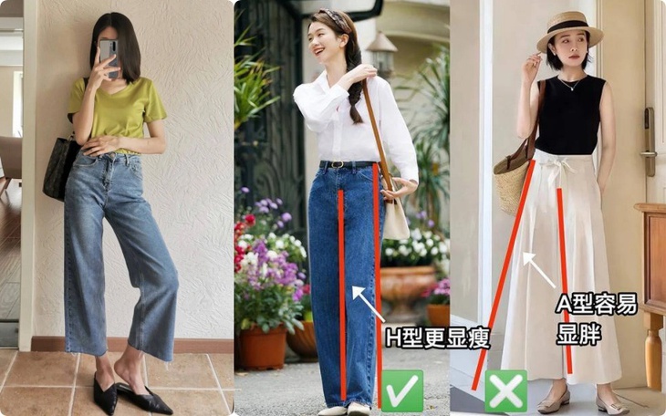 3 chiêu diện quần tôn chân dài giúp chị em hack dáng thon gọn hiệu quả - Ảnh 1.