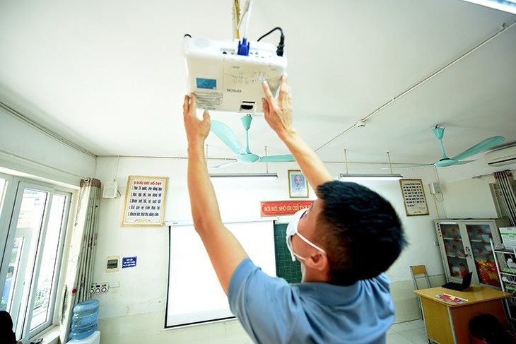 Hà Nội: Trường tiểu học cấp tập chuẩn bị đón học sinh trở lại - Ảnh 4.