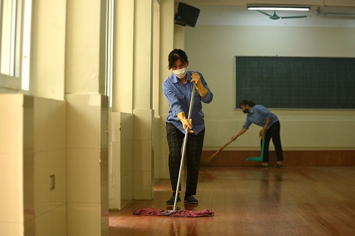 Hà Nội: Trường tiểu học cấp tập chuẩn bị đón học sinh trở lại - Ảnh 7.