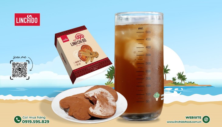 Giải khát ngày hè, bồi bổ cơ thể cùng trà nấm linh chi - Ảnh 2. Giải khát ngày hè, bồi bổ cơ thể cùng trà nấm linh chi - Ảnh 2.