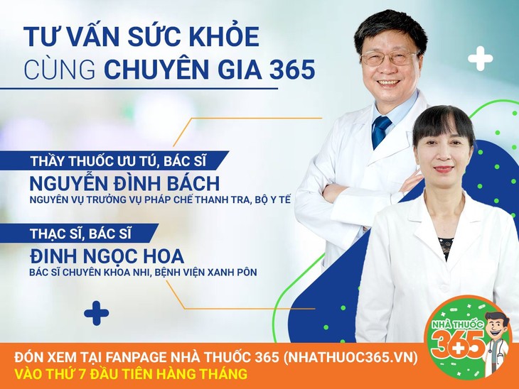 Tư vấn sức khỏe trực tuyến cùng chuyên gia 365 – Chương trình mang dấu ấn của Nhà thuốc 365 - Ảnh 1. Tư vấn sức khỏe trực tuyến cùng chuyên gia 365 – Chương trình mang dấu ấn của Nhà thuốc 365 - Ảnh 1.