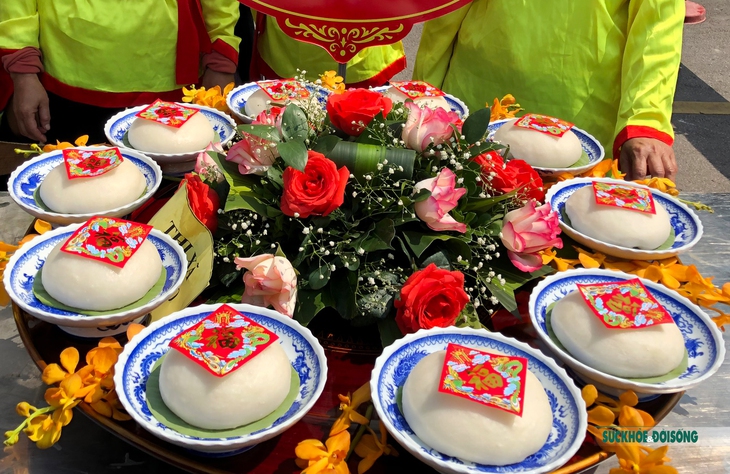 Giỗ Tổ Hùng Vương: Sôi nổi hội thi Hội thi gói, nấu bánh chưng và giã bánh giầy - Ảnh 11.
