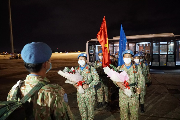'Chiến sĩ mũ nồi xanh' Việt Nam hoàn thành nhiệm vụ từ Nam Sudan về nước - Ảnh 2. 'Chiến sĩ mũ nồi xanh' Việt Nam hoàn thành nhiệm vụ từ Nam Sudan về nước - Ảnh 2.