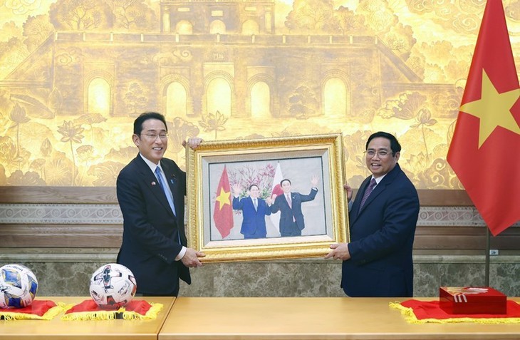 Thủ tướng chủ trì chiêu đãi chào mừng Thủ tướng Nhật Bản  - Ảnh 3.