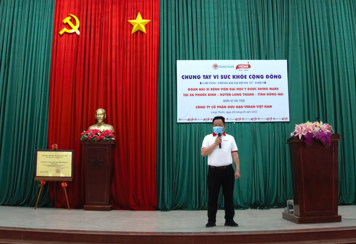Vedan Việt Nam tổ chức khám bệnh cho người dân Đồng Nai - Ảnh 2. Vedan Việt Nam tổ chức khám bệnh cho người dân Đồng Nai - Ảnh 2.