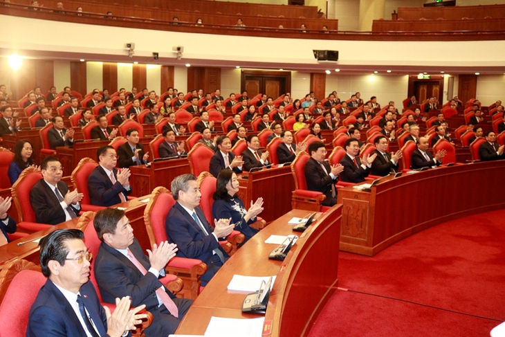 Hội nghị lần thứ năm Ban Chấp hành Trung ương Đảng khóa XIII thành công tốt đẹp - Ảnh 3. Hội nghị lần thứ năm Ban Chấp hành Trung ương Đảng khóa XIII thành công tốt đẹp - Ảnh 3.