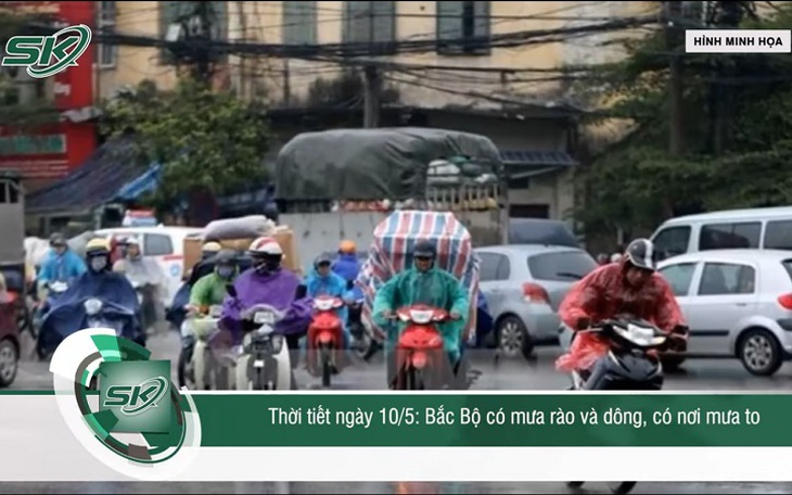 Bắc Bộ có mưa rào và dông, đề phòng lốc, sét kèm mưa đá