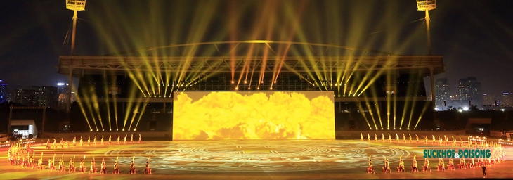 Tổng duyệt Lễ khai mạc SEA Games 31 tại sân vận động quốc gia Mỹ Đình - Ảnh 4.