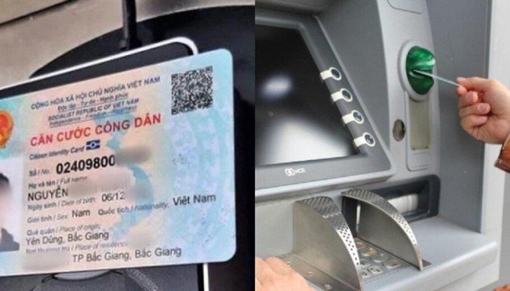 4 bước rút tiền bằng thẻ CCCD gắn chip thay cho thẻ ATM - Ảnh 2.