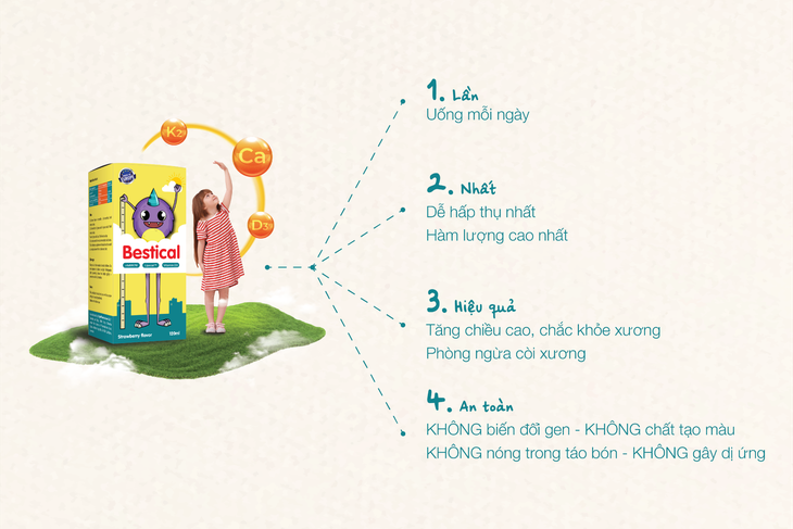 Canxi sinh học – Canxi tăng chiều cao thế hệ mới từ Châu Âu - Ảnh 2. Canxi sinh học – Canxi tăng chiều cao thế hệ mới từ Châu Âu - Ảnh 2.