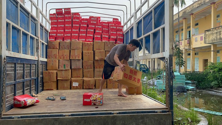 Số hàng hóa nghi nhập lậu bị thu giữ