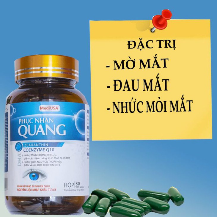 TPBVSK Phục Nhãn Quang bị Cục ATTP 'nhắc tên' vì vi phạm quảng cáo - Ảnh 1.