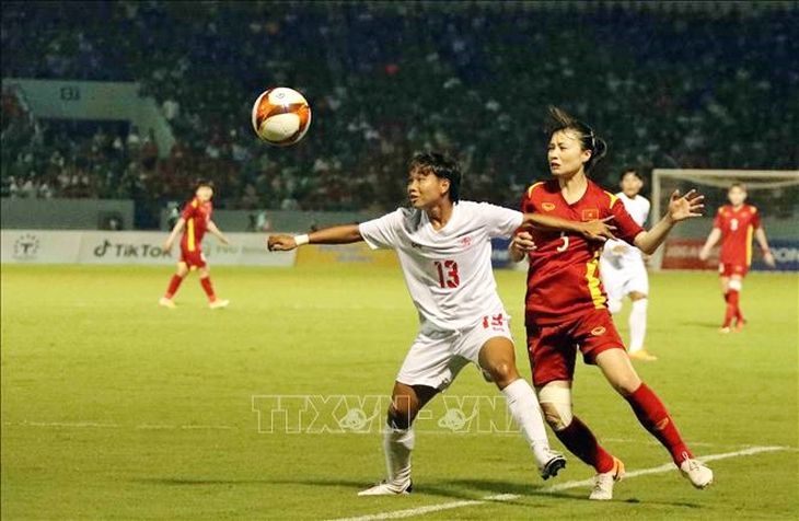 SEA Games 31: Thắng Myanmar, tuyển nữ Việt Nam hẹn gặp Thái Lan ở chung kết - Ảnh 2. SEA Games 31: Thắng Myanmar, tuyển nữ Việt Nam hẹn gặp Thái Lan ở chung kết - Ảnh 2.