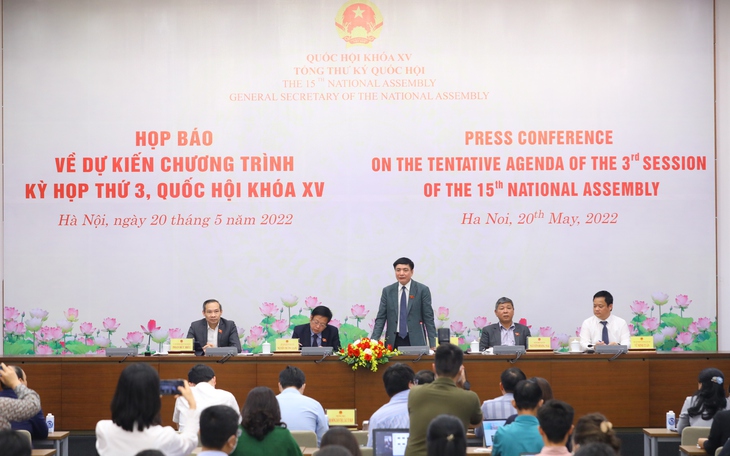 Kỳ họp thứ 3 - Quốc hội khóa XV sẽ họp tập trung, khai mạc vào ngày 23/5