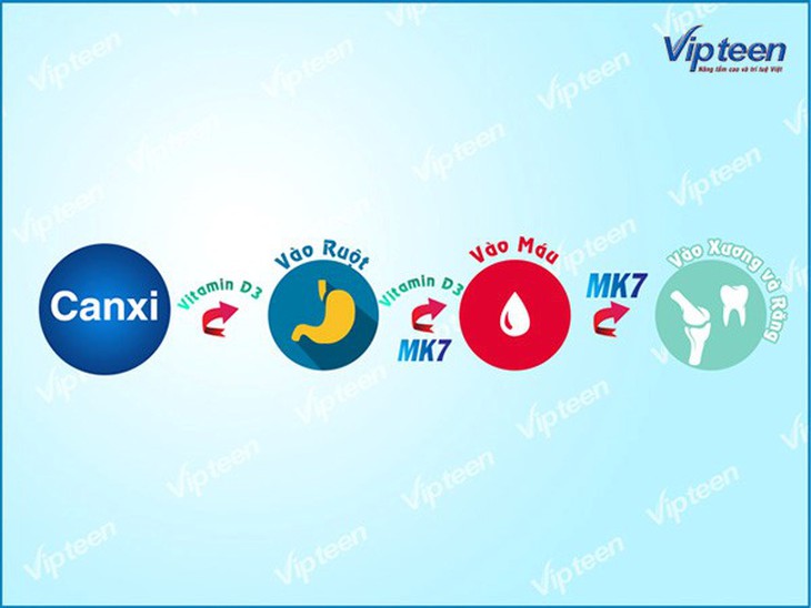 Tăng chiều cao vì sao cần bổ sung bộ ba Canxi nano, D3, MK7 - Ảnh 2.