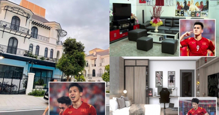 3 căn nhà của bộ ba tên tuổi U23 Việt Nam Tiến Linh - Hoàng Đức - Hùng Dũng