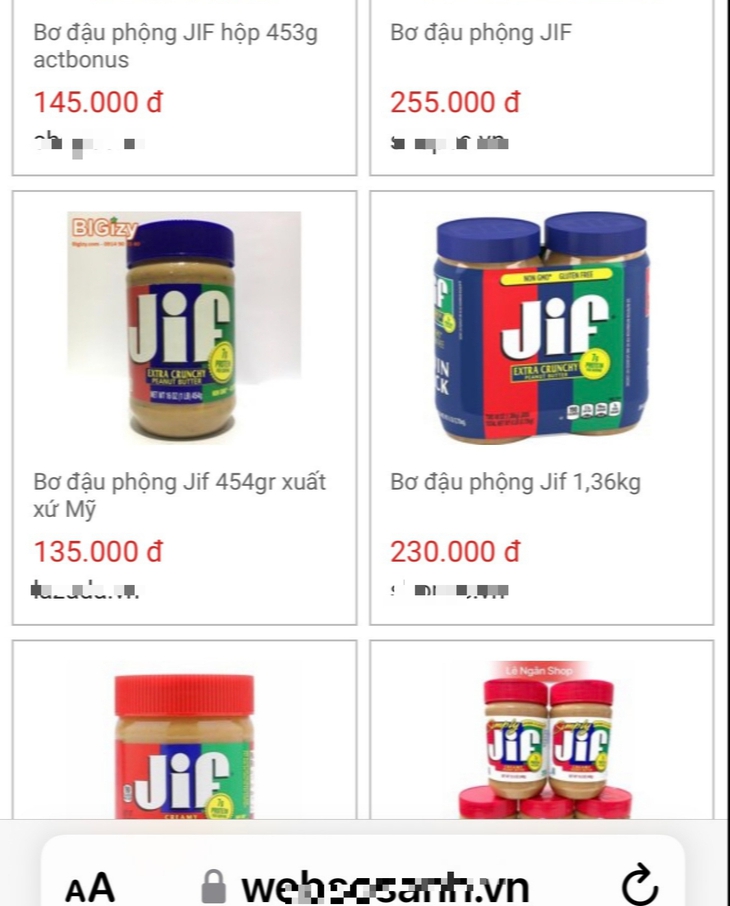Người tiêu dùng Việt Nam cảnh giác với loại bơ đậu phộng Jif bị thu hồi nghi nhiễm khuẩn Salmonella - Ảnh 2. Người tiêu dùng Việt Nam cảnh giác với loại bơ đậu phộng Jif bị thu hồi nghi nhiễm khuẩn Salmonella - Ảnh 2.