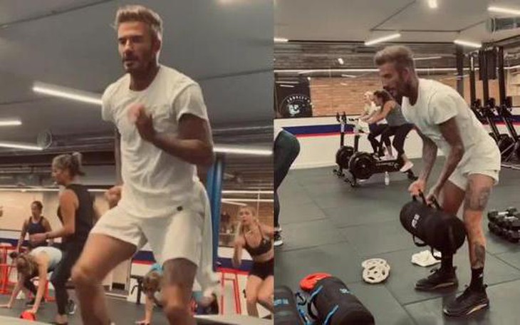 David Beckham đam mê tập thể dục và ăn uống lành mạnh
