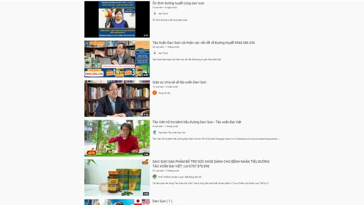 Vừa bị phạt, DAVI SUKI lại quảng cáo gây hiểu lầm như thuốc chữa bệnh? - Ảnh 4. Vừa bị phạt, DAVI SUKI lại quảng cáo gây hiểu lầm như thuốc chữa bệnh? - Ảnh 4.