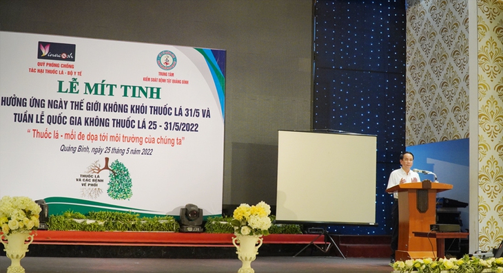 Quảng Bình tổ chức nhiều hoạt động hưởng ứng Ngày Thế giới không khói thuốc - Ảnh 4. Quảng Bình tổ chức nhiều hoạt động hưởng ứng Ngày Thế giới không khói thuốc - Ảnh 4.
