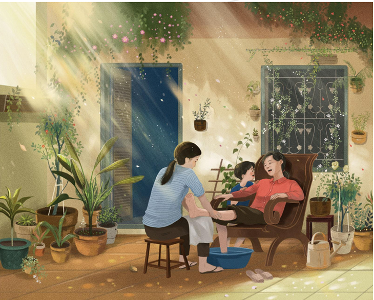 Giữ "thanh xuân" cho đôi chân của mẹ - Ảnh 4.