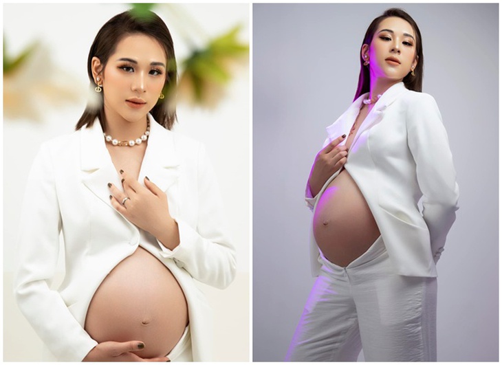 Vợ đẹp kém 10 tuổi của Vũ Duy Khánh sinh con trai, em bé "sao y bản chính" - Ảnh 3.