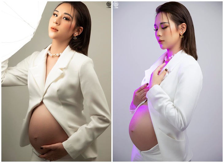 Vợ đẹp kém 10 tuổi của Vũ Duy Khánh sinh con trai, em bé "sao y bản chính" - Ảnh 2.