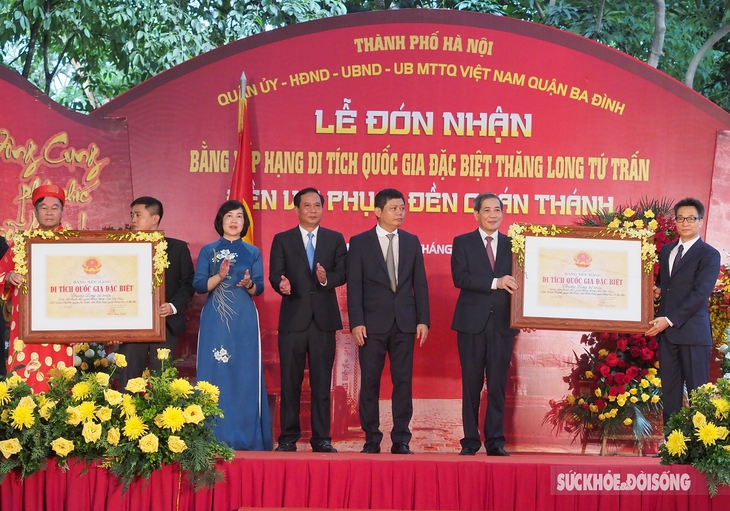 Bản sắc văn hóa dân tộc trong Lễ trao bằng xếp hạng Di tích quốc gia đặc biệt tại đền Voi Phục - Ảnh 1. Bản sắc văn hóa dân tộc trong Lễ trao bằng xếp hạng Di tích quốc gia đặc biệt tại đền Voi Phục - Ảnh 1.