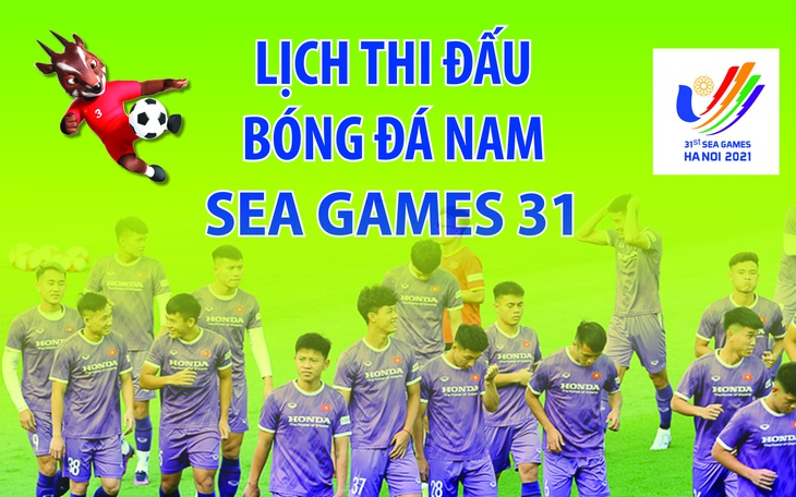 Ngày, giờ, địa điểm thi đấu môn bóng đá nam tại SEA Games 31