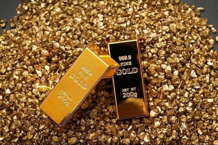 Giá vàng SJC đứng yên trong khi vàng thế giới giảm nhẹ. (Ảnh minh họa: KT)