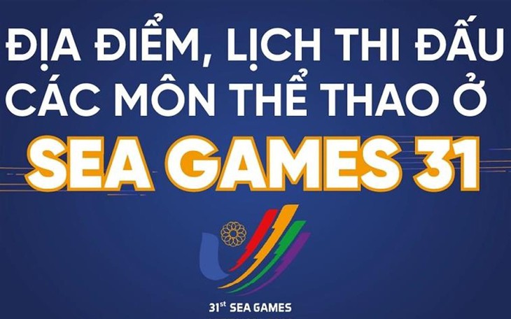 Chi tiết lịch thi đấu và địa điểm tổ chức 40 môn tại SEA Games 31