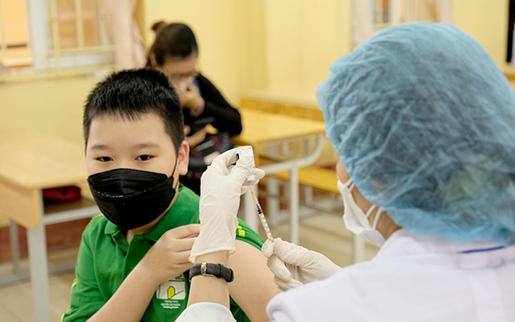 Hơn 1,8 triệu liều vaccine phòng COVID-19 đã tiêm cho trẻ từ 5 - dưới 12 tuổi